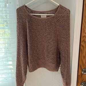 Billabong open knit sweater